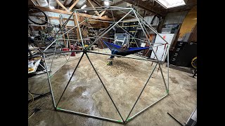 Build and Assembly of Geodesic Dome  DIY Steel Framework [upl. by Diana]