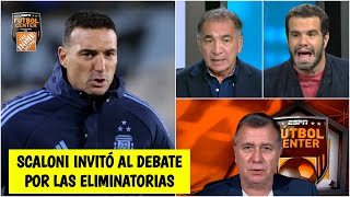 ESTALLÓ SCALONI Eliminatorias de Conmebol son las más difíciles del mundo ¿Y UEFA  Futbol Center [upl. by Attenyt]