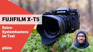 Fujifilm XT5 RetroSystemkamera im TEST ✅  DigitalPHOTOMagazin [upl. by Ydnyl]