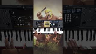 Clash Of Clans Theme Piano Tutorial shorts clashofclans goviral pianocover pianotutorial [upl. by Dranoc]