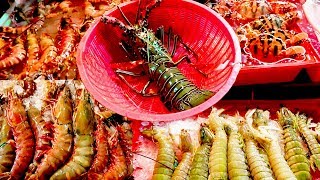 PHUKET FOOD A Street Food SEAFOOD FEAST in Patong Banzaan Night Market Phuket Thailand [upl. by Rombert962]