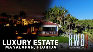 Mediterranean Luxury Ocean Front Estate amp Beach House  Manalapan Florida [upl. by Kennie]