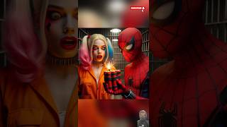 Super Heroes Save their Girlfriends from Prison ❤️🔥 spiderman marvel dc [upl. by Asta135]