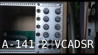 Doepfer A1412 VCADSR Demo  Overview with Oscilloscope [upl. by Stacee]