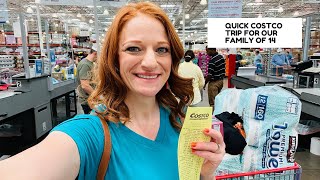 FAMILY OF 14 COSTCO HAUL [upl. by Nnanaej]