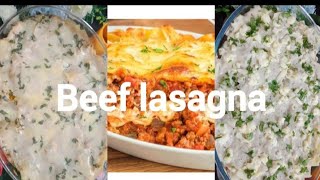 Beef Lasagna Recipe from THE BUSY KITCHEN ye recipe follow krein aur sbko shock krdein [upl. by Tabshey]