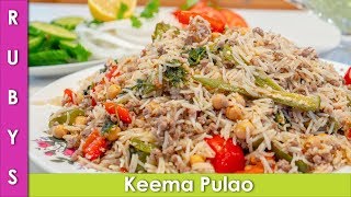 Mutton Keema Chana Yakhni Pulao Recipe in Urdu Hindi  RKK [upl. by Balough907]