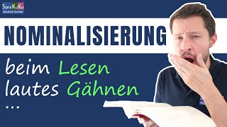 Was ist Nominalisierung Substantivierung Adjektive und Verben als Nomen  Signalwörter [upl. by Erbma]