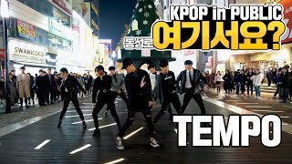 여기서요 엑소 EXO  템포 TEMPO  커버댄스 DANCE COVER  KPOP IN PUBLIC 동성로 [upl. by Montagna]