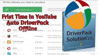 Driverpack Solution Offline Latest Version  Windows 111078XPVISTA 32bit amp 64bit Editions [upl. by Nevet898]