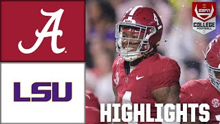 Alabama Crimson Tide vs LSU Tigers  Full Game Highlights  ESPN College Football [upl. by Ekud428]