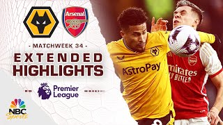 Wolves v Arsenal  PREMIER LEAGUE HIGHLIGHTS  4202024  NBC Sports [upl. by Mariandi514]