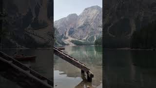 Lago di Braies Italy🇮🇹lagodibraies italy placetovisit [upl. by Gerri]