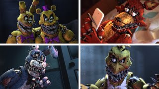 Every FNAF Demented Animatronic in a Nutshell [upl. by Annoynek384]