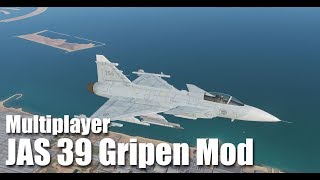 DCS Multiplayer JAS 39 Gripen Mod vs MiG 29A Fulcrum [upl. by Baerman477]