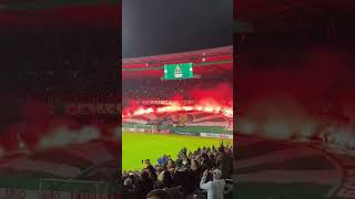 Werder Bremen choreo and pyro show vs Darmstadt in DFB Pokal [upl. by Ray]