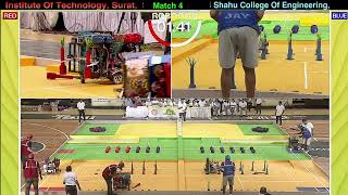 ABU Robocon 2024 India SVNIT Surat vs RSCOE League Match 4 [upl. by Aliuqahs]