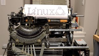 Using a 1930 Teletype as a Linux Terminal [upl. by Nediarb]