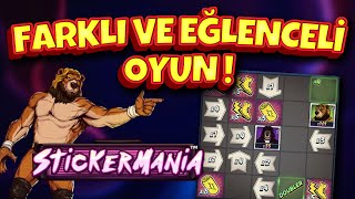 SLOT OYUNLARI 🌟 STICKERMANIA 🌟 WILD RUMBLE FARKLI VE EĞLENCELİ OYUN  🌟 [upl. by Odrarej932]