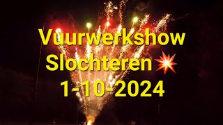 Vuurwerkshow Slochteren💥1102024 [upl. by Gwen]