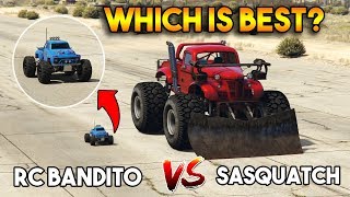 GTA 5 ONLINE  RC BANDITO VS SASQUATCH WHICH IS BEST [upl. by Earle]