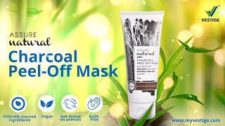 Assure Natural Charcoal PeelOff Mask [upl. by Acinorahs]