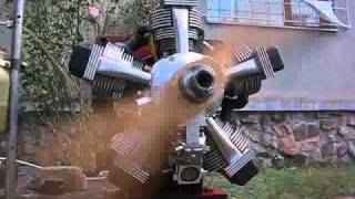 Homemade Radial Engine [upl. by Gallagher]