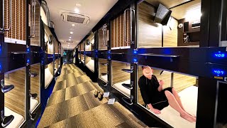 2 Days inside Japan’s Capsule Hotel with Too Many Offerings  Anshin Oyado 🇯🇵 [upl. by Yekim]