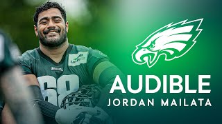 Welcome to the Jordan Mailata Show  Eagles Audible [upl. by Kir]