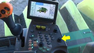 John Deere GoCotton C690 Row Guidance Operation [upl. by Reine140]