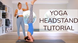 YOGA HEADSTAND TUTORIAL [upl. by Adnilev]