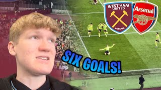 ARSENAL HIT WEST HAM FOR SIX West Ham United Vs Arsenal Matchday Vlog [upl. by O'Grady497]