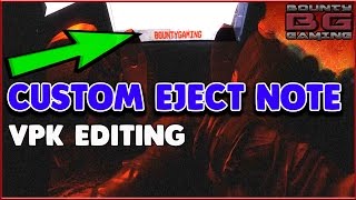 CUSTOM EJECT MESSAGE  VPK EDITING TITANFALL 2  GUIDE  Live with Bounty Gaming [upl. by Eintihw]