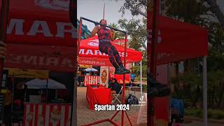 Spartan race 2024 angelstadium fitnessinspiration calisthenics spartanrace youtubeshorts [upl. by Troyes]