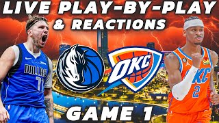 Dallas Mavericks vs Oklahoma City Thunder  Live PlayByPlay amp Reactions [upl. by Etnovad]