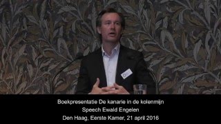 Speech Ewald Engelen boekpresentatie De kanarie in de kolenmijn [upl. by Derina]