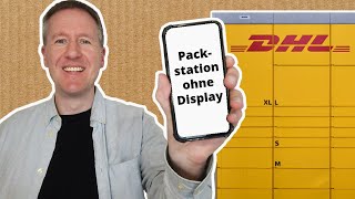 Appgesteuerte DHLPackstation Paket abholen [upl. by Balf]