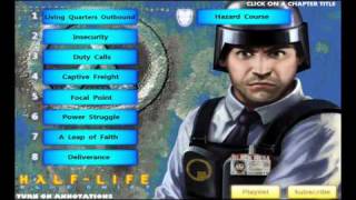 HalfLife Blue Shift Chapter Select Turn on annotations [upl. by Parsifal657]