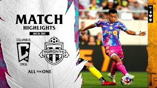 MATCH HIGHLIGHTS Toronto FC at Columbus Crew  August 26 2023 [upl. by Frederiksen914]