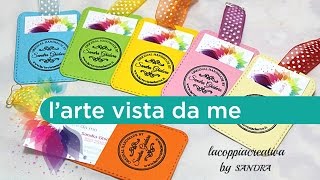 Scrapbooking tutorialTag porta biglietti da visitaBusiness Card Holders tutorialFai da te [upl. by Williamson]