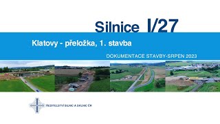 I27 Klatovy přeložka 1 stavba dokumentace stavby 082023 [upl. by Lilac253]