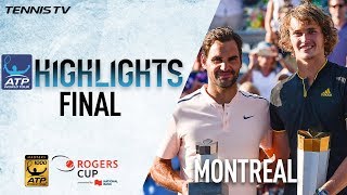 Highlights Zverev Raises Second Masters 1000 Title Montreal 2017 [upl. by Remat]