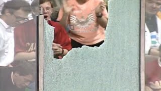 NHL Shots That Broke The Glass [upl. by Nylkoorb530]