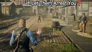 One Of The BEST Thing To Do When You are Getting Arrested by the Law  RDR2 [upl. by Htebasyle]