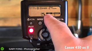 Extremely Detailed Guide For Canon Wireless Flash 600ex 580exII 430exII [upl. by Grannias]