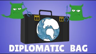 Diplomatic Bag explained  International Law Animation [upl. by Westbrook]