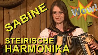 Steirische Zieharmonika  Sabine Saminger auf der Steirischen Ziehharmonika [upl. by Capp]