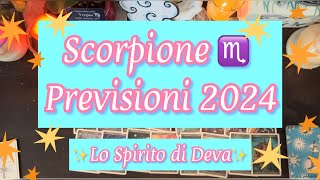 Scorpione ♏️ previsione nuovo anno🔮come sarà il tuo 2024🌟oroscopo scorpione scorpione oroscopo [upl. by Udelle]