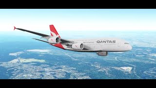 GeoFS Events 1K Members Long Haul  Prelude  Quantas A380  My Best Video Ever [upl. by Stephen]