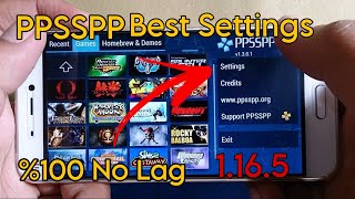 PPSSPP Best settings 2023 version 1165 [upl. by Kinny898]